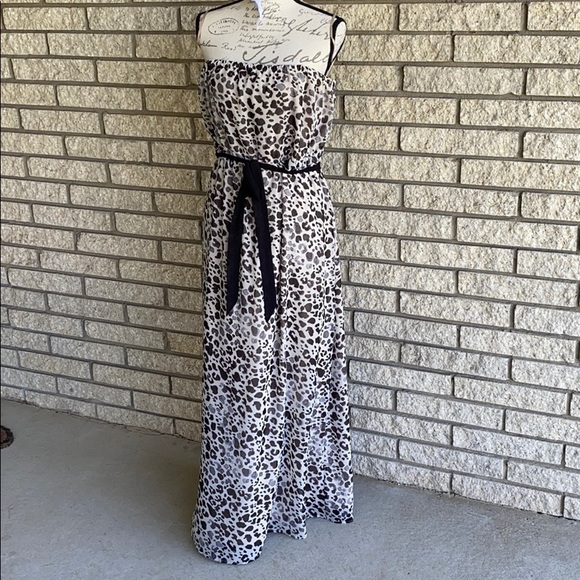 Lena Bryant 14/16 plus size leopard maxi dresa - Picture 3 of 3